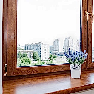 ламинированные окна